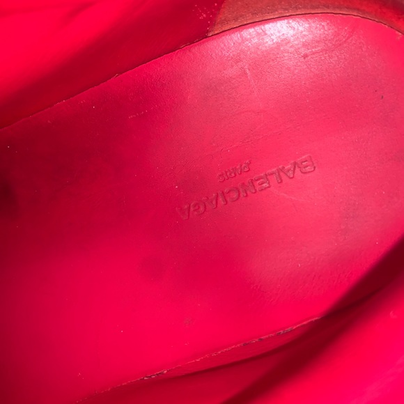 Balenciaga arena opaque rouge paprika